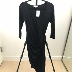 The Vanity Room Black Dress with Side Cinch sz M